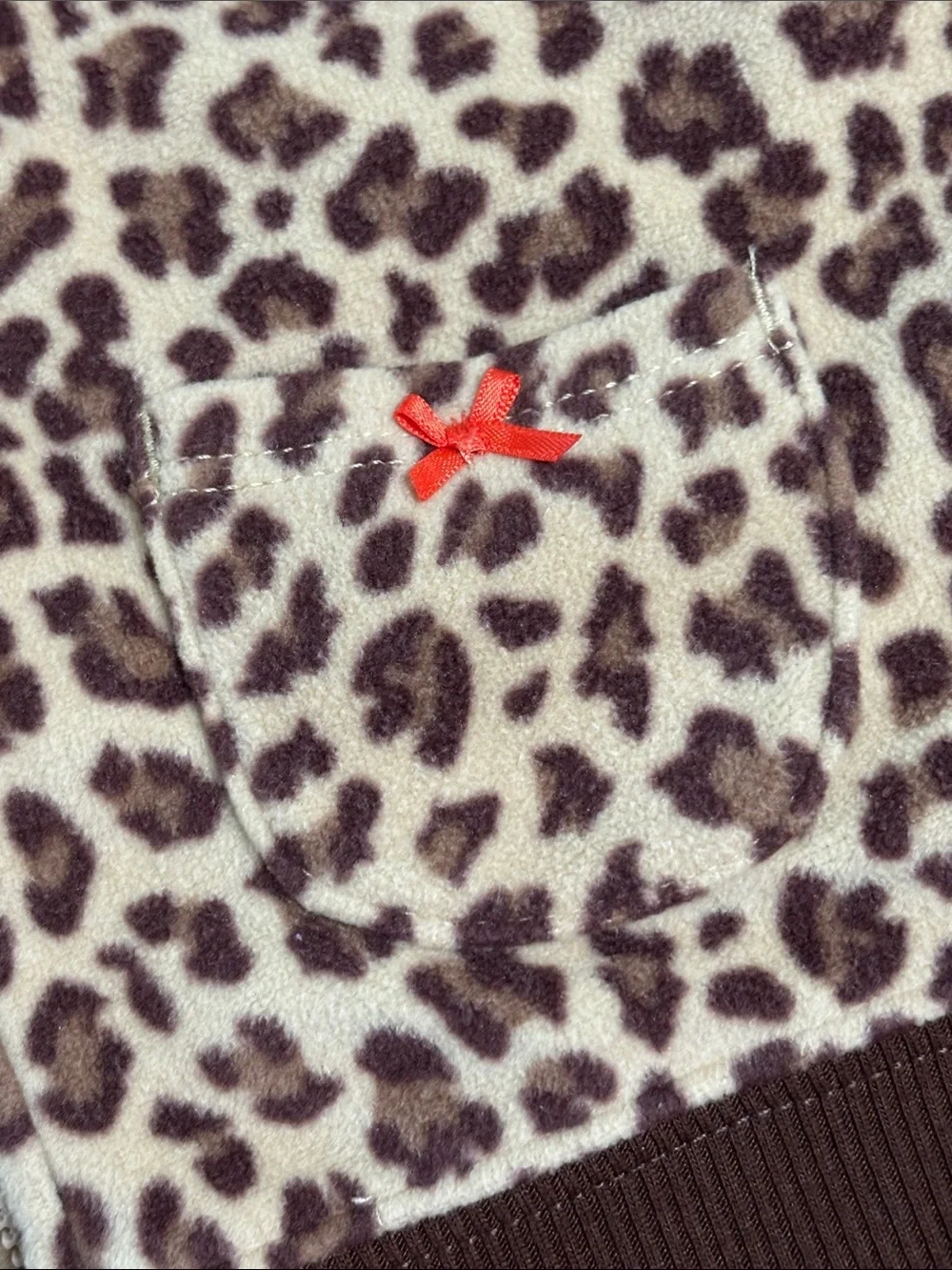 Carter's Leopard Print Zip Vest with Coral Pants Leggings Baby Girl Size 18 mo